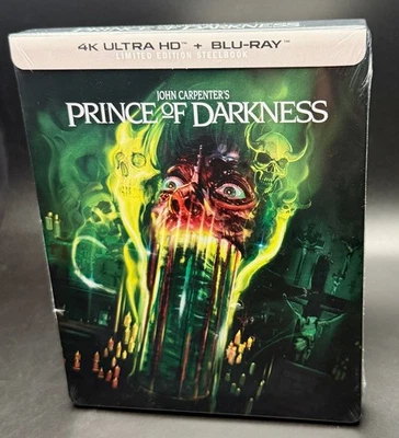PRINCE OF DARKNESS SHOUT EXCLUSIVE 4K ULTRA HD BLU-RAY STEELBOOK  *NEW & SEALED* - Image 1 of 4