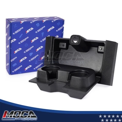 1* Black Front Center Seat Cup Holder for 2015-2017 Ford F-150 V6 V8 - Image 1 of 4