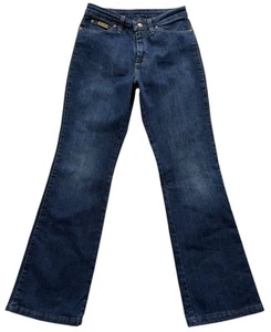 Y2K Wrangler Women’s Bootcut Blue Mid Rise Denim Jeans – Size W26 L30 - Picture 1 of 19