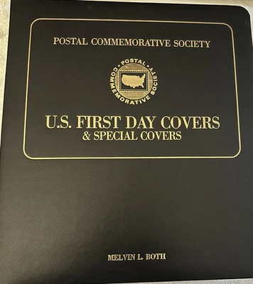 postal commemorative society us first day covers 2books + 25extra Pages Of Stamp - Image 1 of 4
