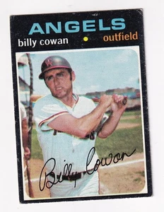 1971 Topps Baseball card #614 California Angels Billy Cowan - Picture 1 of 2