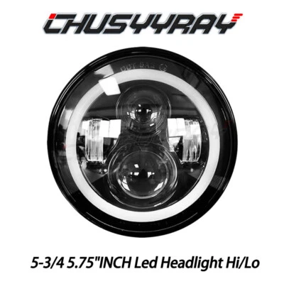  Faro LED de 5,75\" para motocicleta haz alto/bajo 6500K para Victory Gunner octano Foto 1 de 4