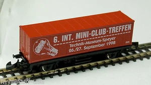 Container Car 6. Int. Mini Club Treffen 1998 in Speyer by Marklin Z 8615 - Picture 1 of 4