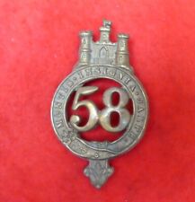 58th Rutland Regiment glengarry badge