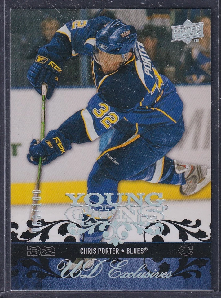 CHRIS PORTER - 2008 Upper Deck Young Guns UD EXCLUSIVES #216, /100 - Image 1 of 1