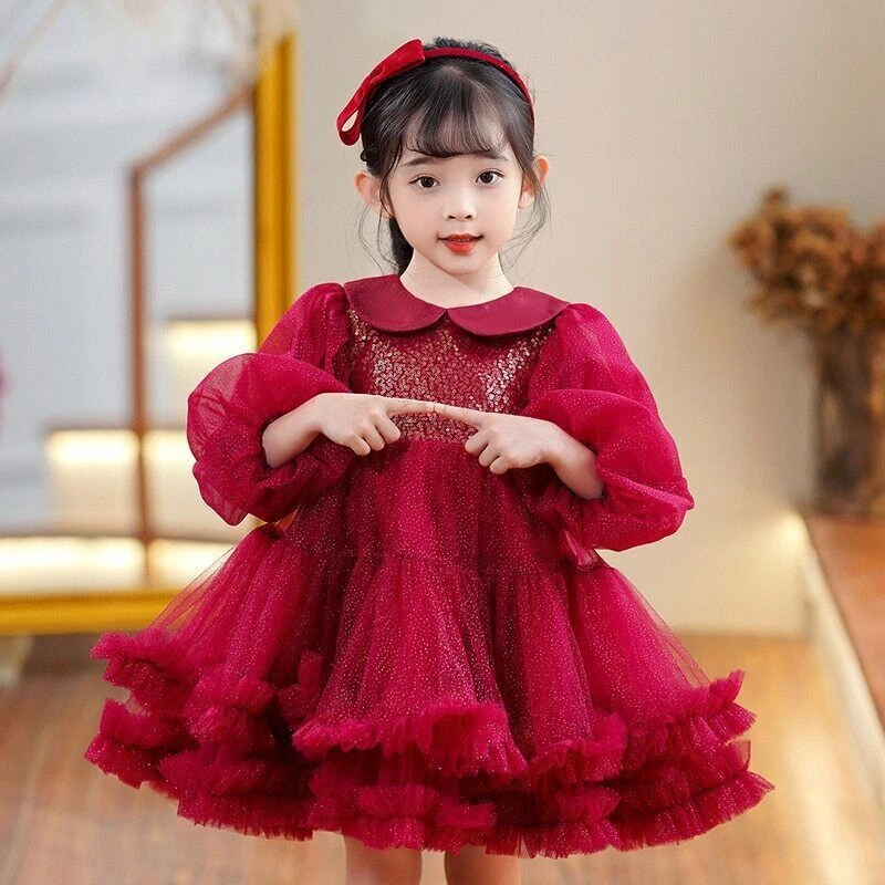Princess Dress Girls Party Dresses Cosplay Costume Dress Carnival Costumes - Image 1 of 4