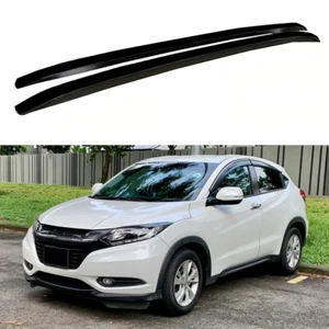 Barra transversal portaequipajes de rieles de techo 2 piezas para Honda HRV HR-V XR-V 2016-2022 negro - Imagen 1 de 6