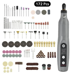 Electric Mini Rotary Tool Polishing Drill Kit Variable Speed w/15pcs Accessories - Picture 1 of 21
