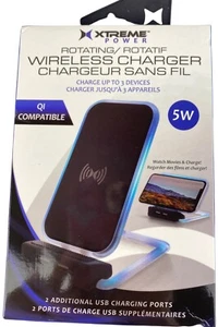 XTREME Power Rotating Wireless Charger QI Compatible 5W - Picture 1 of 5