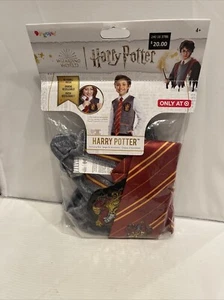Boys Girls Harry Potter Halloween Costume Accessory Set OSFM Vest Tie Patch NWT - Picture 1 of 2