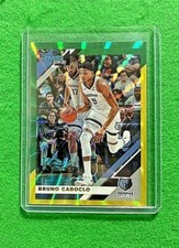 BRUNO CABOCLO LAZER PRIZM GREEN YELLOW CARD GRIZZLIES 2019-20 DONRUSS BASKETBALL