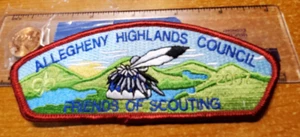 BSA Allegheny Highlands Council 2007 "Friends of Scouting" CSP SA-54 [moww] - Picture 1 of 1
