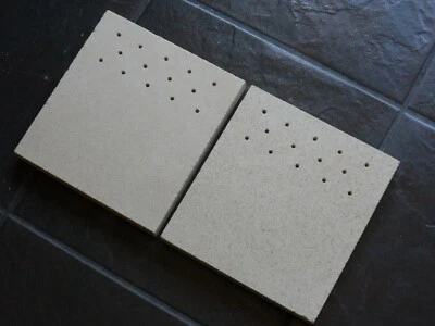 Rear Fire Bricks compatible with Dunsley Highlander 7 Enviroburn Stove Rear x 2 - Image 1 of 4