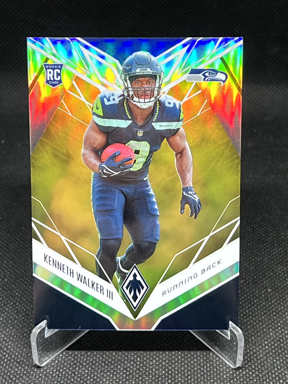 2022 Panini Phoenix Kenneth Walker III ROOKIE YELLOW /75 #118 Seattle Seahawks