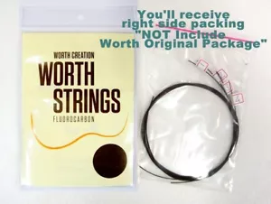 BULK 1 Set Worth String For Soprano Concert Ukulele Brown Color HighG BM - Bild 1 von 4