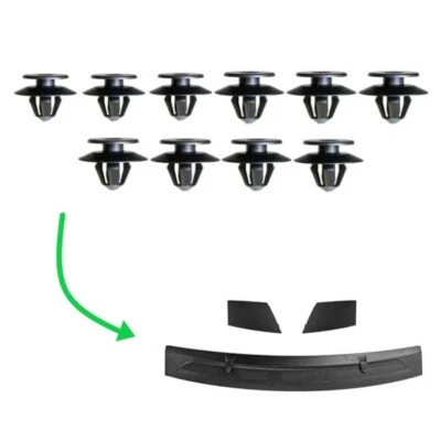 Mercedes Classe A 2005 - 2012 10 Clip Di Fissaggio Per Griglia Sotto Parabrezza