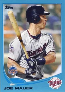 (77) 2013 Topps Update Joe Mauer Walmart Blue All-Star Twins #US70 LOT - Bild 1 von 1