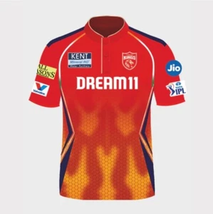 Camiseta deportiva PUNJAB KINGS Match PBKS para hombre edición jugador Tata IPL 2025 - Imagen 1 de 16