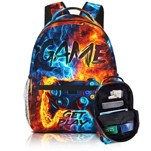 School Backpack for Boys Game Backpack for Kids Children Teens Game Boys Bag ... - Picture 1 of 7