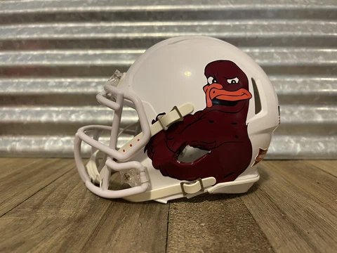 Custom Virginia Tech Hokies (2012) Speed Mini Helmet Cover