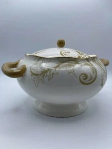 Reba Harmony for the Home Soup Terrine, Scroll Leaf Design - Picture 1 of 10