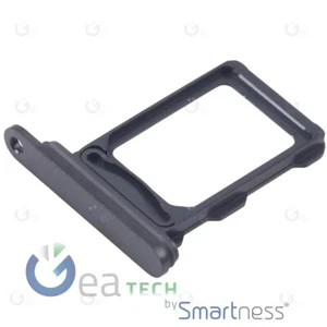 Carrito COMPATIBLE Con Apple iPhone 14 / Plus Slot DUAL SIM TRAY Negro - Zdjęcie 1 z 2