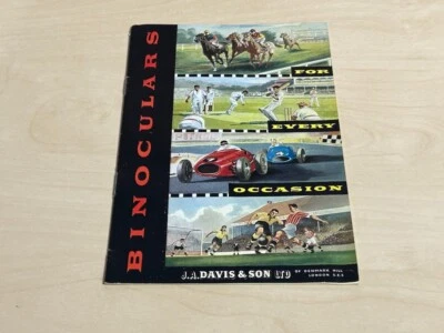 1950s J.A. Davis & Son Ltd Denmark Hill London Binoculars Brochure German Zeiss - Image 1 of 4