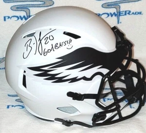 CASCO LUNAR BRIAN DAWKINS FIRMADO PHILADELPHIA EAGLES F/Talla RIDDELL - J.S.A. Cert - Imagen 1 de 4