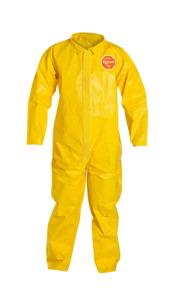Mono Dupont QC120S Tychem 2000 amarillo resistente a productos químicos (tallas: XL - 3XL) Foto 1 de 1