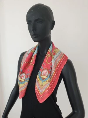 3501 Oilily Natłuszczony jedwab szalik - wielokolorowy Foto 1 de 4