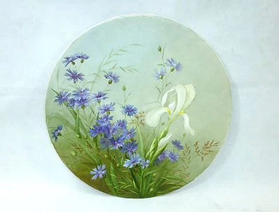 Grande Piatto Da Parete In Faenza Firmato Annette Otto Bruxelles 1891 Bruxelles - Immagine 1 di 4