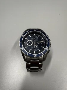 Michael Kors MK8354 JetMaster Blue Dial Stainless Chronograph Men's Watch - Picture 1 of 4
