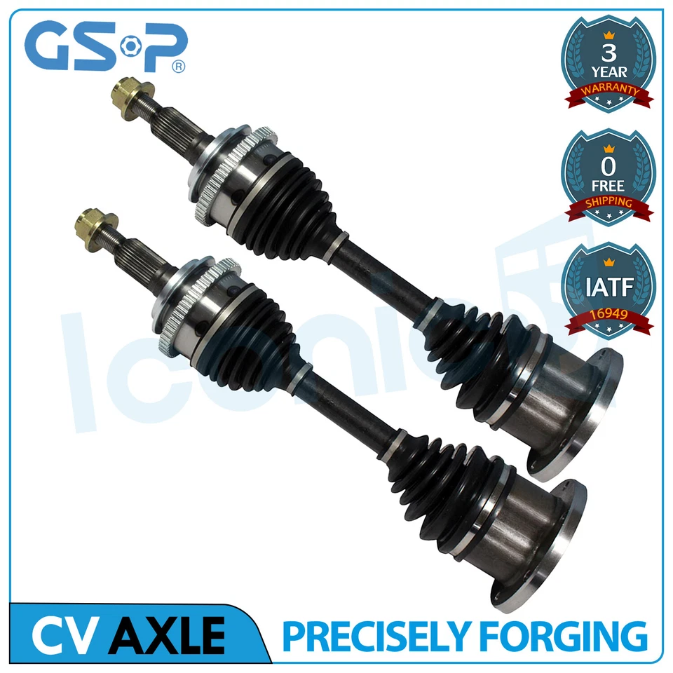 Front CV Axle Shafts for 1995-1996 Chevy Blazer 1983-1996 Chevy S10 Pickup 4WD - Image 1 of 4