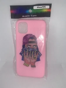 Apple Silicone Case for iPhone 11 Hip Hop Influence- Pink - Picture 1 of 2