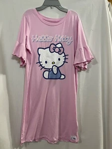 Hello Kitty Pajamas Nightgown Sleepwear Sleep Shirt sizes L,XL NEW - Picture 1 of 4