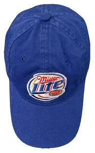 Sombrero/gorra Miller Lite Beer Blue March Madness 2006 soporte de baloncesto correa trasera - Imagen 1 de 8