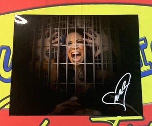 MELINA (BEHIND BARS) Autographed METALLIC 8x10 Photo - Picture 1 of 4