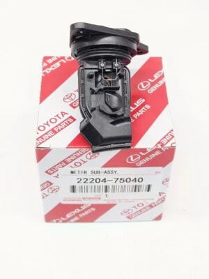 Sensor de flujo de aire másico OEM 22204-75040 para Sienna Camry Lexus RX350 con caja Foto 1 de 3