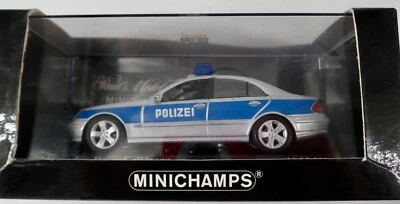 Minichamps Mercedes Benz E-Class 2002 - Hamburg Police - 1:43 Scale - Limited Ed - Image 1 of 4