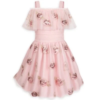 DELUXE~BELLE~Fancy~Party~DRESS~Princess~BEAUTY AND THE BEAST~DISNEY STORE~NWT - Image 1 of 4
