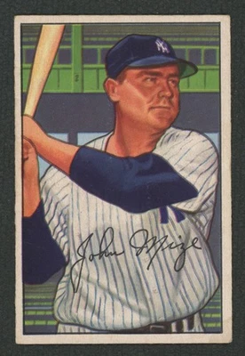 1952 Bowman #145 Johnny Mize  New York Yankees ~ EX/MT - Image 1 of 2