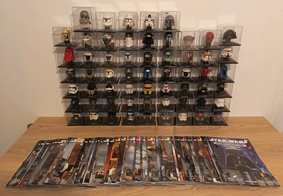 Deagostini Star Wars Helmet Collection Figures With Magazines Issues 1-70 - Image 1 of 2