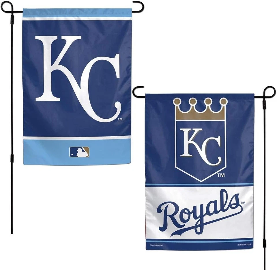 MLB Kansas City Royals Double Sided 12" x 18" Garden Flag - Image 1 of 1