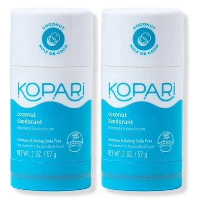Kopari 2 PACK Aluminum Free Coconut Deodorant, Non Toxic & Clean FREE SHIPPING - Image 1 of 4