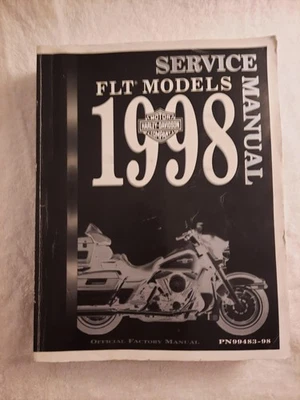 1998 Harley-Davidson Service Shop Manual FLT Touring Road King Electra Glide Xln Foto 1 de 4