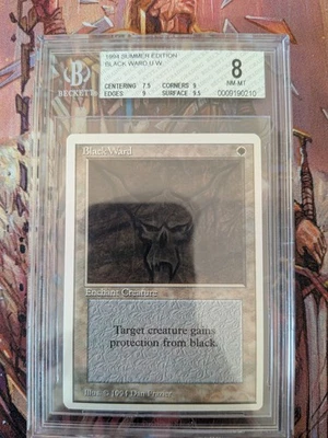 NM/MINT+ BGS 8.5 Summer Magic/MTG Black Ward ~ RARER THAN ALPHA!!! - Image 1 of 2