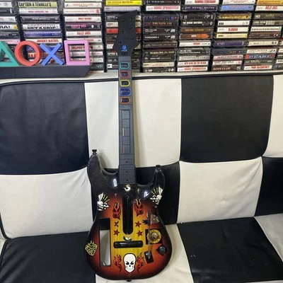 Nintendo Wii Guitar Hero World Tour Sunburst Guitar Red Octane 95455.805 Read - Image 1 of 4