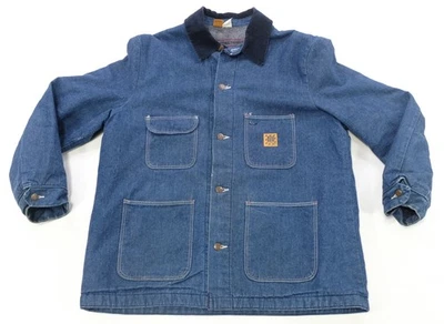 Chaqueta vaquera forrada con manta Big Ben Wrangler rara de colección años 80 90 azul 46 Foto 1 de 4