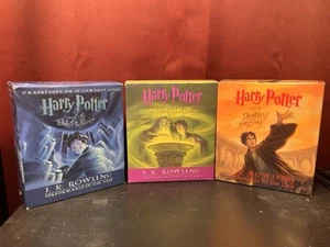 Harry Potter Audio Book CD Books 5-7 Complete Unabridged Jim Dale Deathly Hollow - Picture 1 of 9