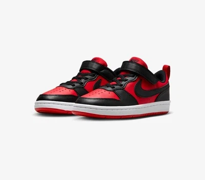 Little Kid's Nike Court Borough Low Recraft Red / White / Black (PS) DV5457 105 - Image 1 of 4